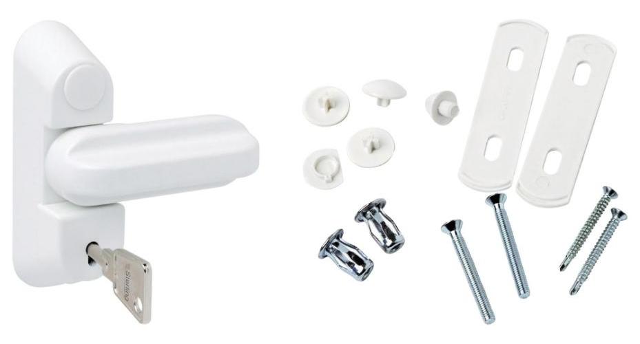 uPVC Sash Window Jammer, Lock & Fixings Set - SJ2W – Rapidwarehouse