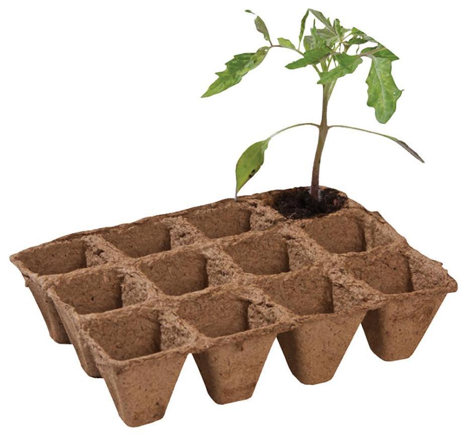 5cm Fibre Plant Pot Strips, 36 Pack - W0296