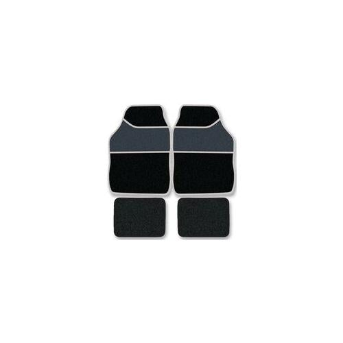 STREETWIZE - SWBCMS - 4PCE MAT SET WITH SILVER EDGE BIND