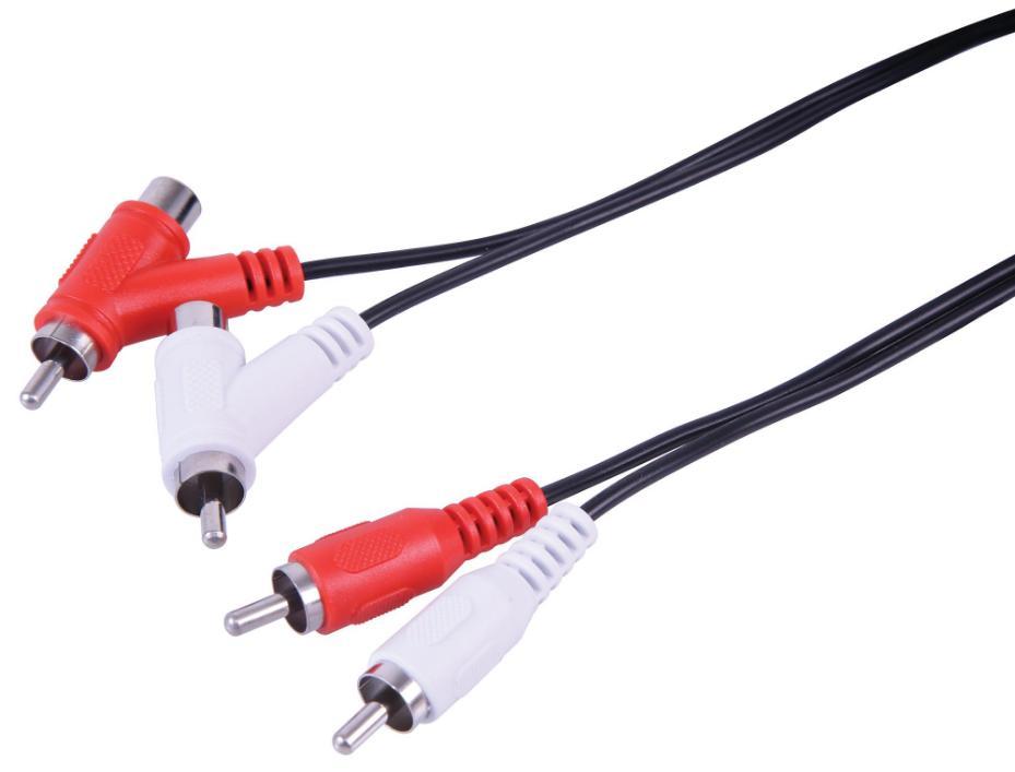 Stackable Stereo Phono (RCA) Lead, 2m - PSG08970