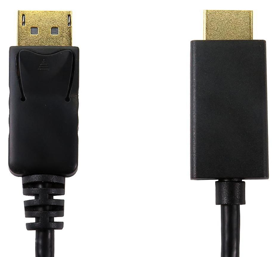 4K 60Hz DisplayPort to HDMI Cable, 2m Black - PSG91939