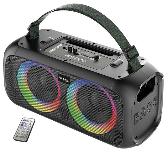 100W 6.5" Portable Active Speaker Box with Illuminated Woofers - STREET-SOUND