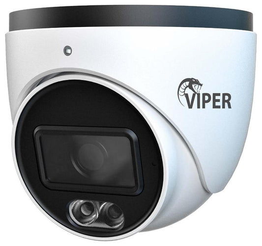 5MP Full-Colour Network Fixed 1/2.7" Turret LED Camera, White - TURVIP-5C1-FW