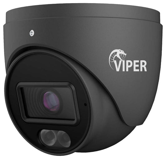 5MP Full-Colour Network Fixed 1/2.7" Turret LED Camera, Grey - TURVIP-5C1-FG