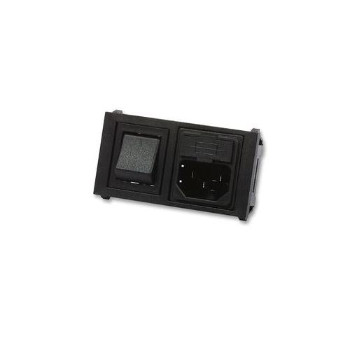 BULGIN - BZH01/Z0000/10 - IEC INLET (DP) - SWITCHED / FUSED
