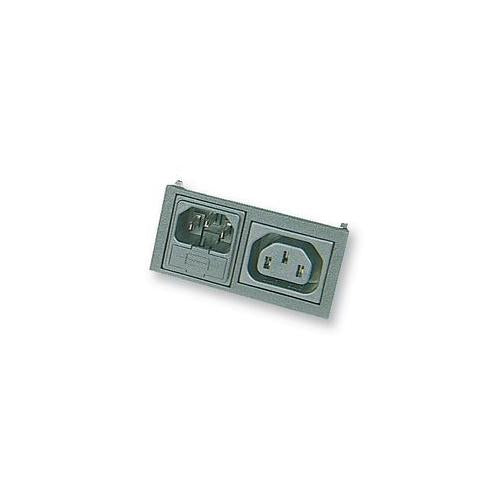 BULGIN - BZH11/Z0000/00 - 'POLYSNAP' FUSED, IEC INLET/OUTLET