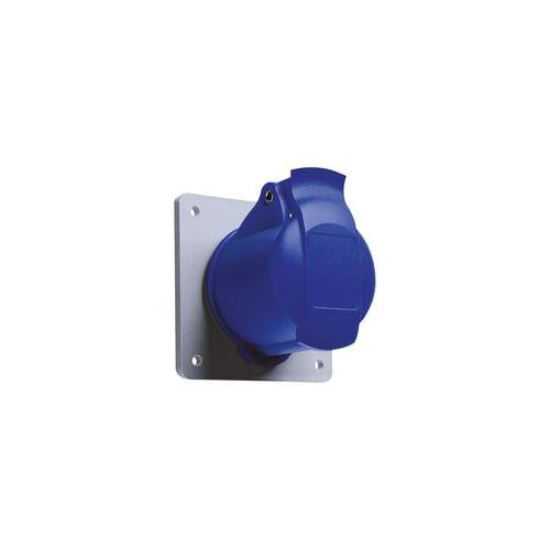 MK (ELECTRIC) - K9401 BLU - SOCKET PANEL MOUNT STRAIGHT 250V 16A