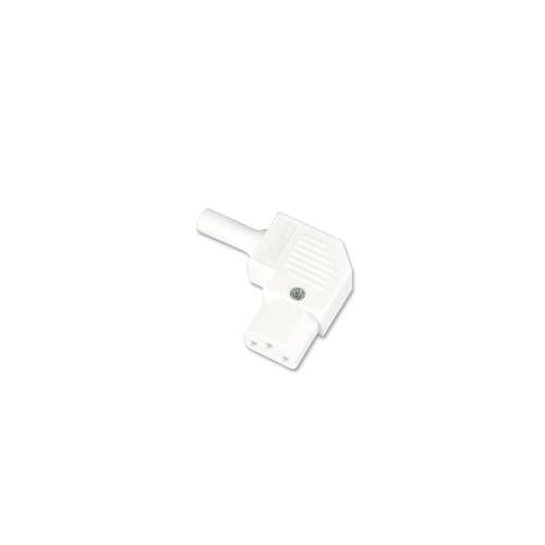BULGIN - PX0587/SE/WH - REWIREABLE FREE SOCKET RIGHT ANGLE WHITE