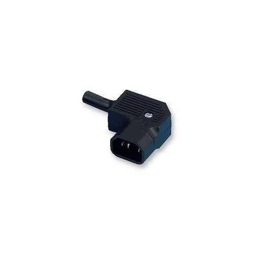 BULGIN - PX0686/SE - REWIREABLE FREE PLUG RIGHT ANGLE BLACK