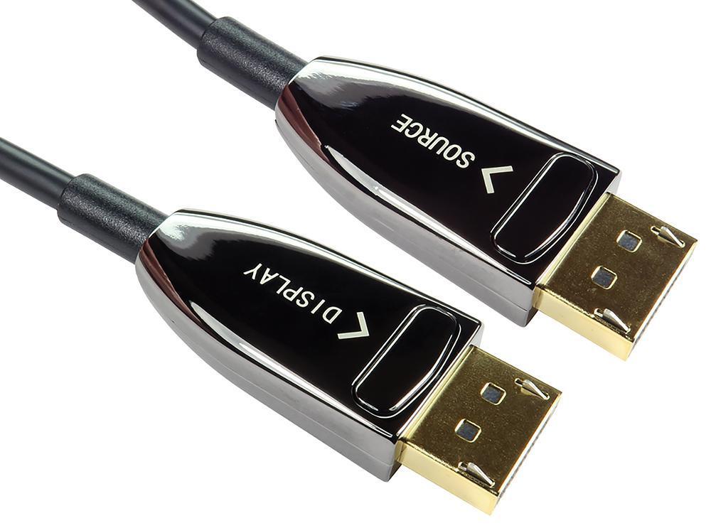 DisplayPort 1.4 AOC Active Optical Lead, 20m Black - NLDP-AOC020 ...