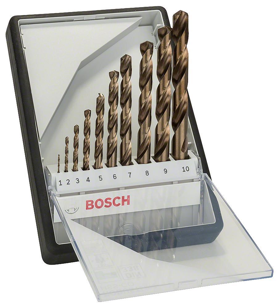 HSS-CO Robust Line Metal Drill Bit Set, 10 Piece - 2607019925