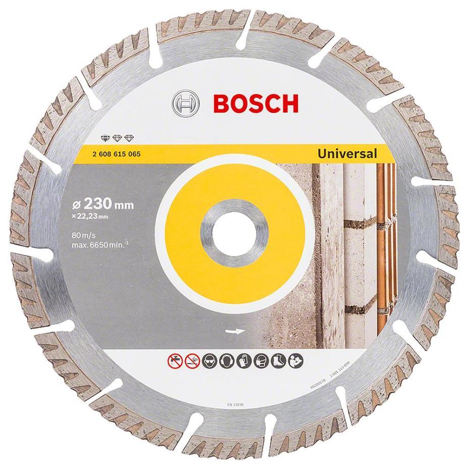 9" (230mm x 2.6mm x 22.23mm) Angle Grinder Diamond Cutting Disc - 2608615065