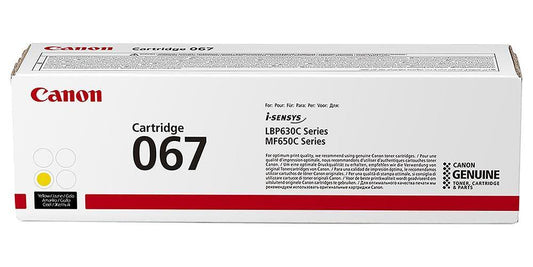 067 Genuine Toner Cartridge, Yellow 1250 Pages - 5099C002