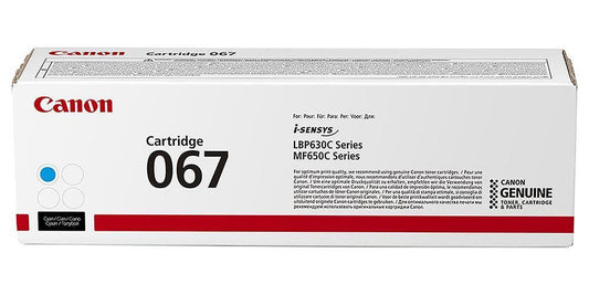 067 Genuine Toner Cartridge, Cyan 1250 Pages - 5101C002