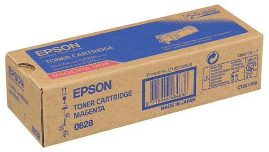 0628 AcuLaser Original Toner Cartridge, Magenta 2500 Pages - C13S050628