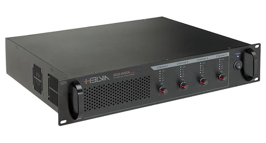 4CH Class D Power Amplifiers, 120W - ZEUS 4120CA