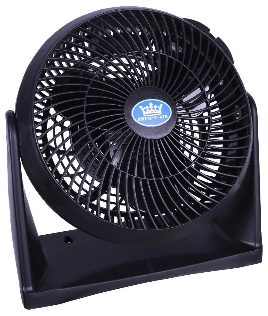 16" High Velocity Floor / Wall Mountable Fan, Black - EH1680