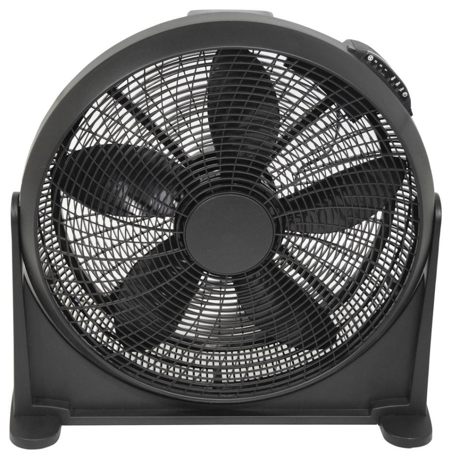 20" High Velocity Fan with Remote Control, Black - EH1681
