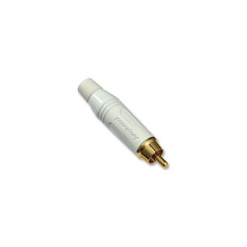 AMPHENOL - ACPR-WHT - PHONO PLUG, WHITE