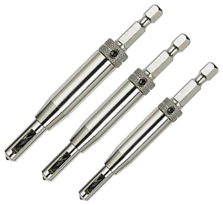 Hinge Drill Bit Set, 3 Piece - 48576
