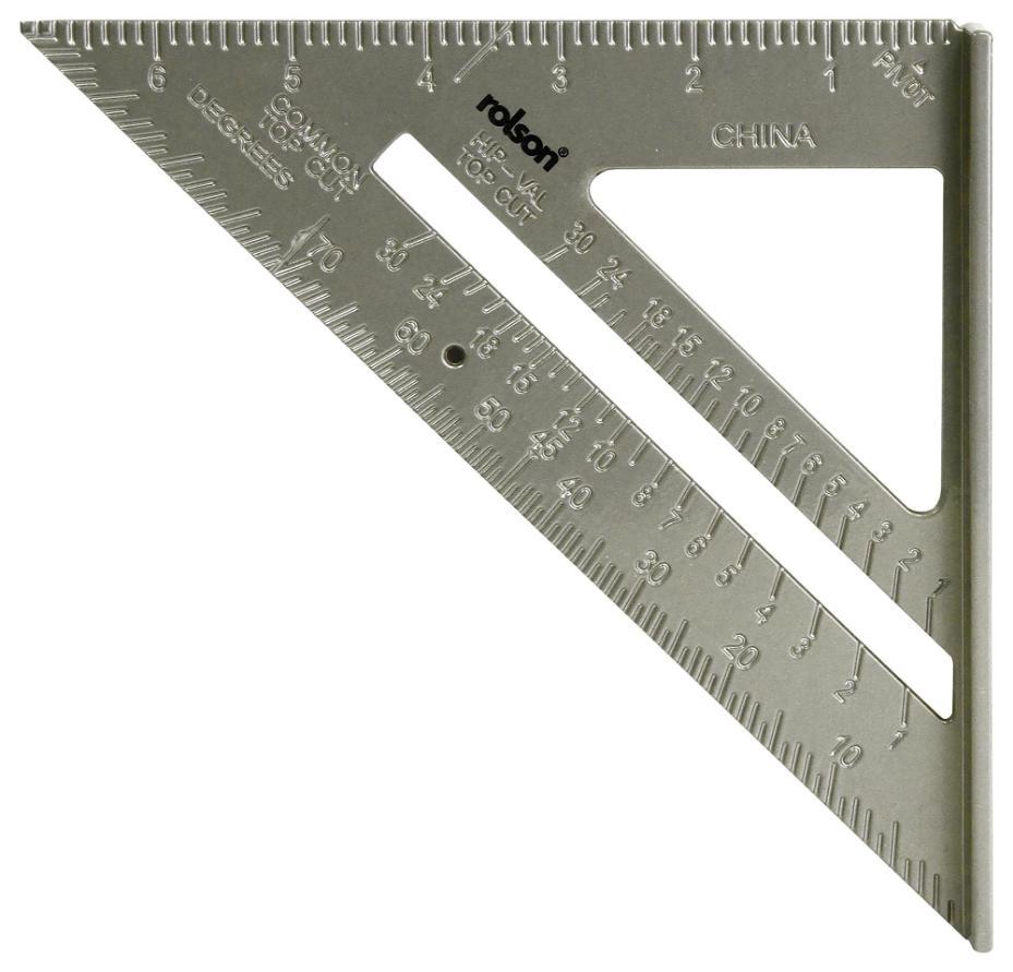 6" (150mm) Aluminium Rafter Angle Square - 50855