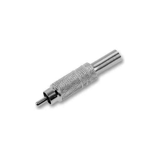 PRO SIGNAL - AV19324 - PHONO PLUG, NICKEL, WHITE , PACK OF 2