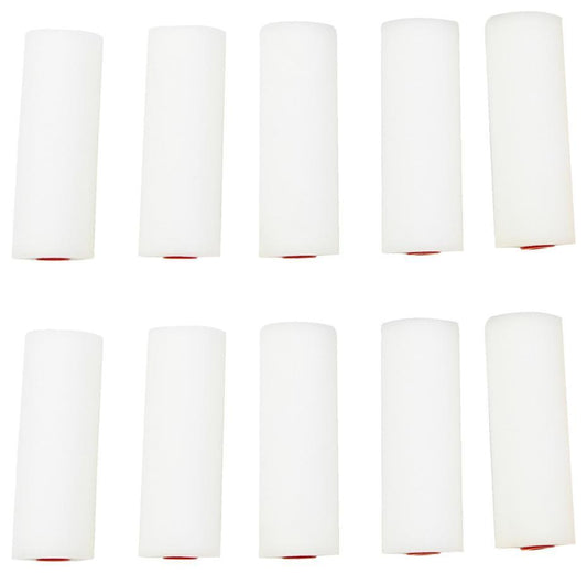 4" (100mm) Mini Paint Roller Foam Sleeves, 10 Piece - 61129