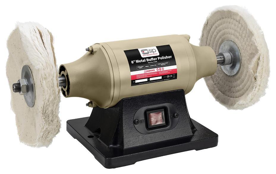 8" (200mm) 550W Metal Buffer Polisher 230V - 07698