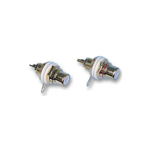 F260M - CHASSIS MOUNT PHONO SOCKETS - GOLD