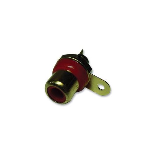 MR565MG-R - PHONO SOCKET, CHASSIS, RED/GOLD