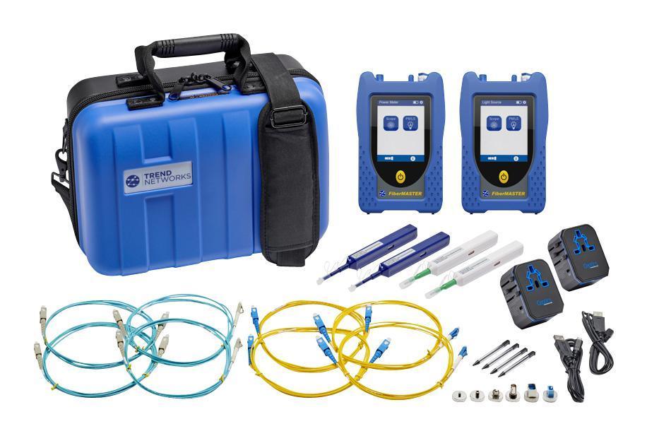 FiberMASTER Multimode/Single Mode Power Meter &amp; Quad Light Source Kit - R240-PMLS