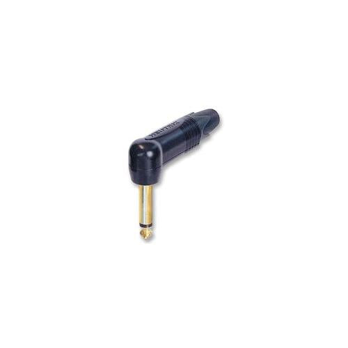 NEUTRIK - NP2RX-B - 6.35MM JACK PLUG, MONO, 90DEG, BLACK