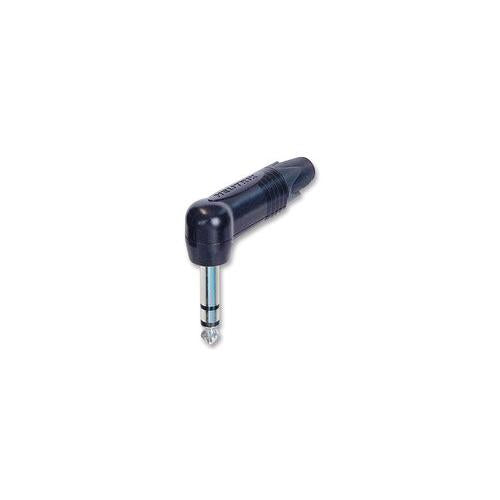 NEUTRIK - NP3RX-BAG - 6.35MM JACK PLUG, STEREO, 90DEG, BLK