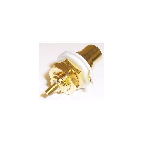 NEUTRIK - NYS367-9 - PHONO SOCKET, CHASSIS, GOLD/WHITE