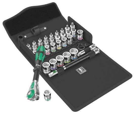 8100 SB 3/8" Zyklop Speed Ratchet &amp; Socket Set, 35 Piece - 05003536001