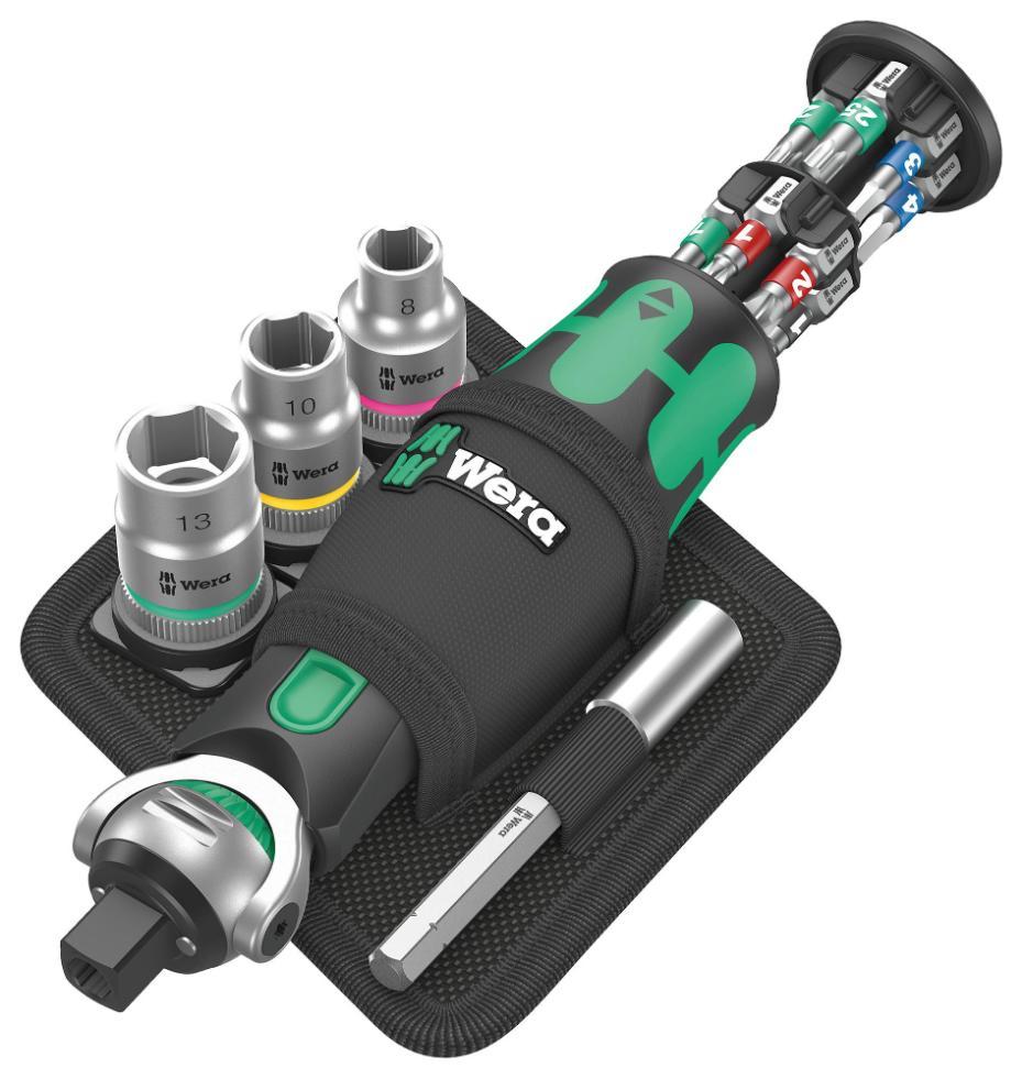 3/8" Zyklop Ratchet Pocket Set 2, 18 Piece - 05004281001