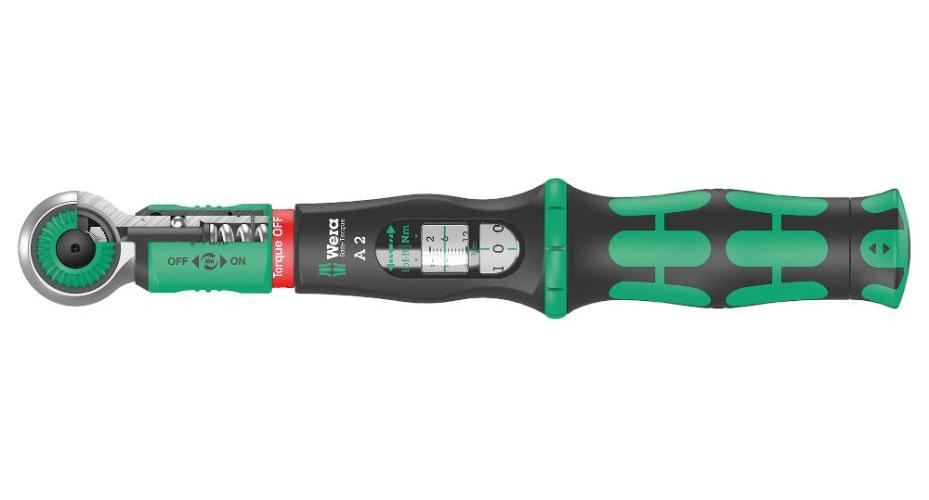 1/4" Hex Drive Safe-Torque A2 Ratchet Torque Wrench, 2Nm - 12Nm - 05075801001