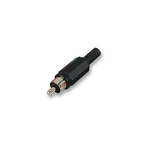 PRO SIGNAL - PSG01533 - PLUGS, PHONO, GOLD/BLACK , PACK OF 10