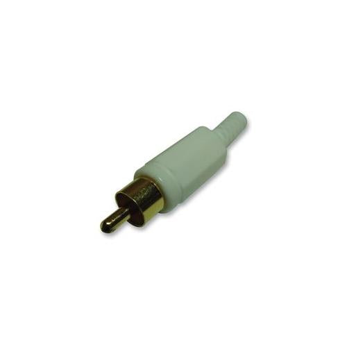 PRO SIGNAL - PSG01534 - PLUG, PHONO, GOLD/WHITE , PACK OF 10