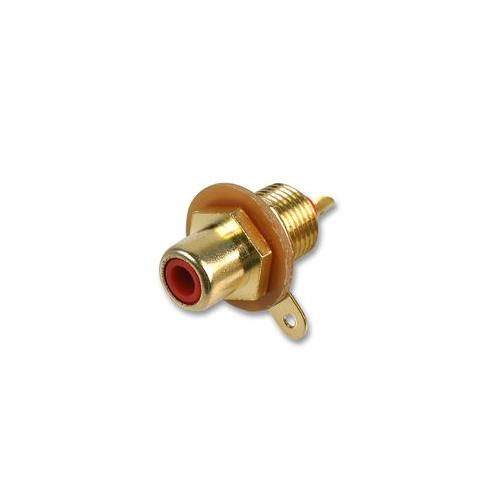 PRO SIGNAL - PSG01720 - PHONO SOCKET, CHASSIS, RED/GOLD