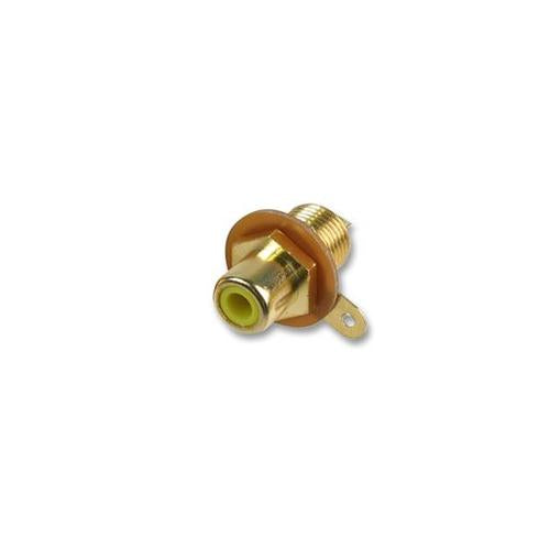 PRO SIGNAL - PSG01722 - PHONO SOCKET, CHASSIS, GOLD/YELLOW