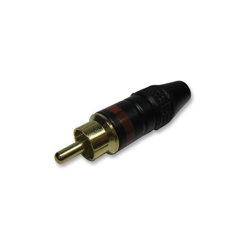 PRO SIGNAL - PSG01774 - PHONO PLUG, BLACK/RED