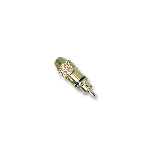 PRO SIGNAL - PSG01823 - PHONO PLUG, GOLD/BLACK