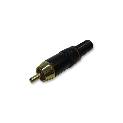 PRO SIGNAL - PSG02003 - PHONO PLUG, BLACK/RED/9MM