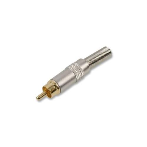 PRO SIGNAL - PSG02805 - PHONO PLUG, CHROME, WHITE ID