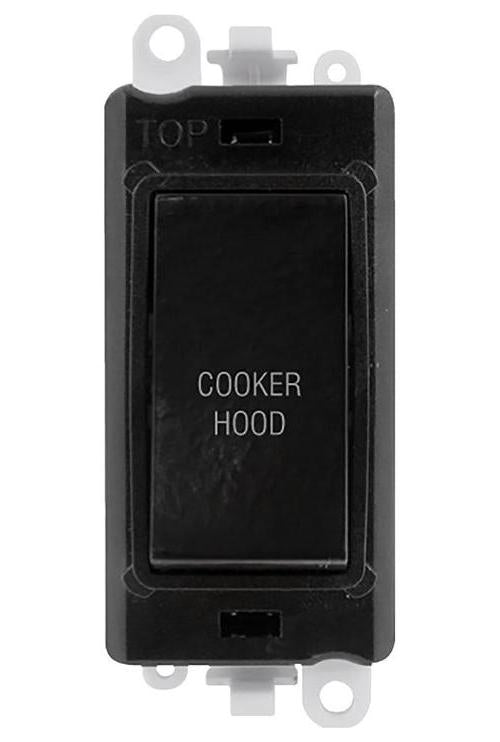 Switched Module, 20AX, Double Pole, "COOKER HOOD" - GM2018BK-CH