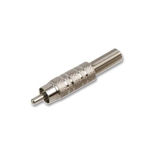 PRO SIGNAL - PSG03461 - PHONO PLUG, NICKEL PLATED, 6MM