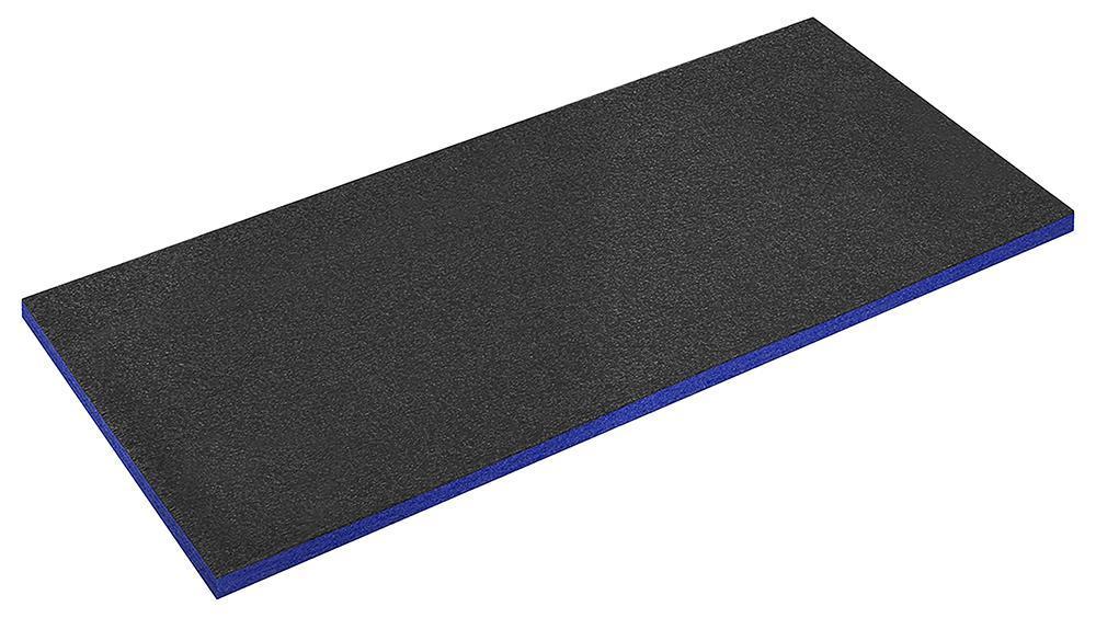 1200mm x 550mm x 30mm Easy Peel Shadow Foam® Tray Insert for Tool Cabinets, Tool Boxes & Cases, Blue/Black - SF30B