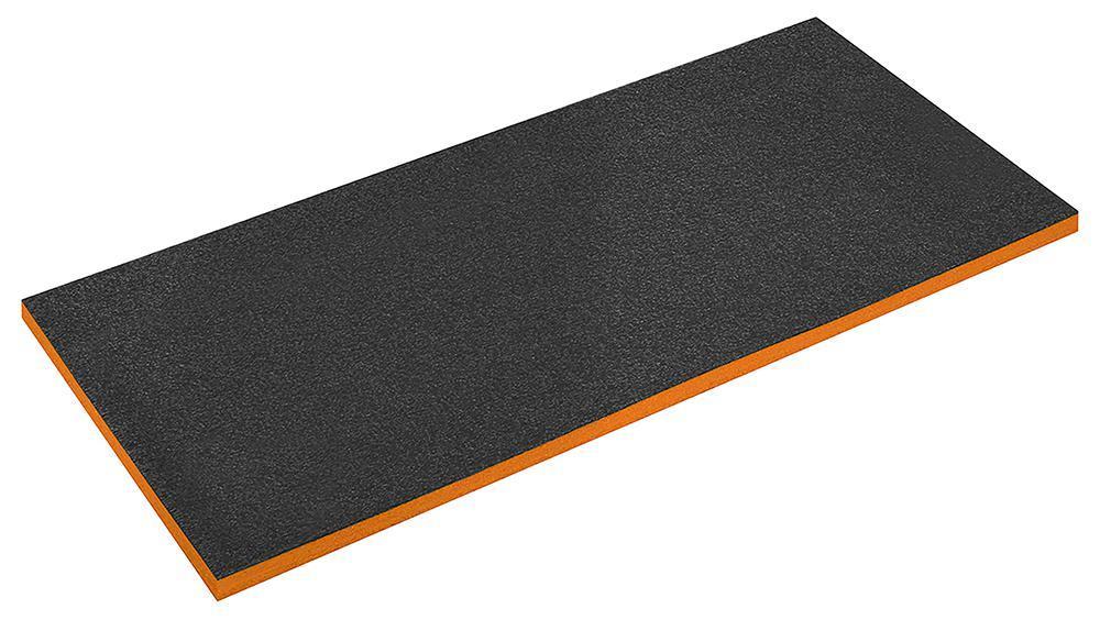 1200mm x 550mm x 30mm Easy Peel Shadow Foam® Tray Insert for Tool Cabinets, Tool Boxes & Cases, Orange/Black - SF30OR