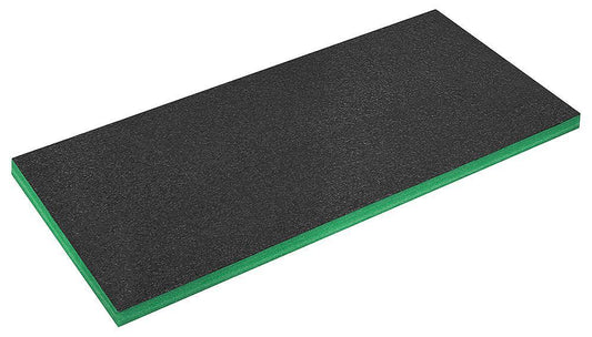 1200mm x 550mm x 50mm Easy Peel Shadow Foam® Tray Insert for Tool Cabinets, Tool Boxes & Cases, Green/Black - SF50G